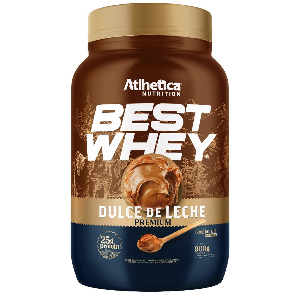 Best Whey Pote 900g Sabor Dulce de Leche Atlhetica Nutrition - Health