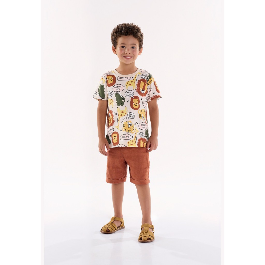 Camiseta Infantil para Menino em Meia Malha Up Baby - Baby & Kids Fashion