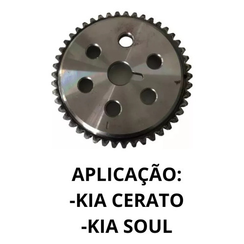 Engrenagem Polia Cabeçote Compatível com Cerato/Soul Comando 1.6 16v