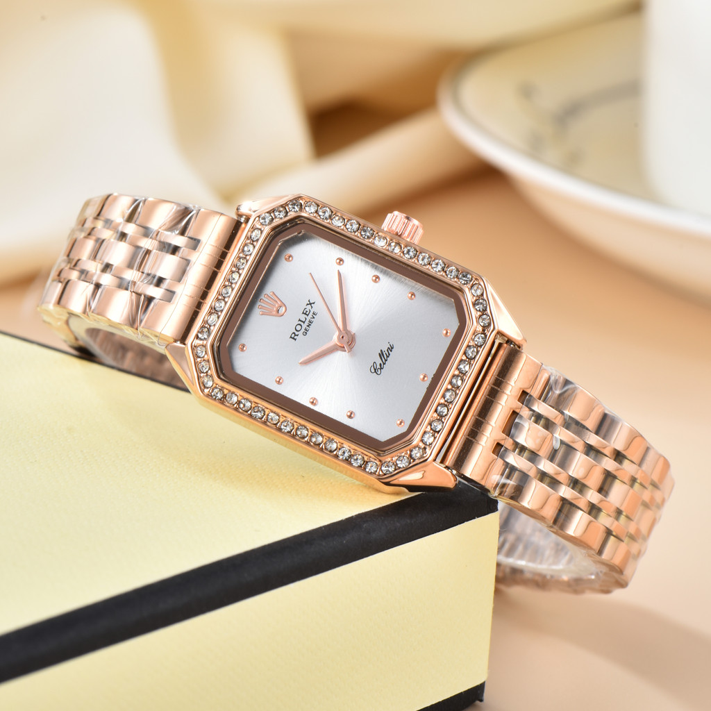 Novo Rolex movimento de quartzo relógio de pulso feminino elegante luz luxo relógio suíço dgyh