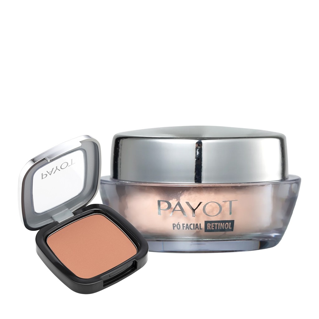 Kit Payot Retinol Translúcido Iluminador Pó Solto e Retinol Pêssego  Blush (2 produtos) em Oferta na Shopee