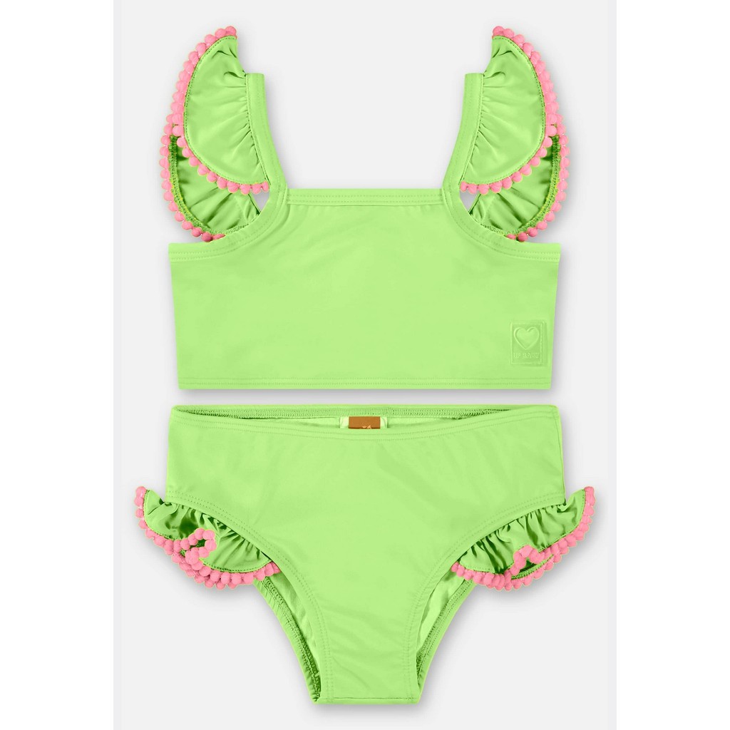 Biquíni Infantil com Top e Calcinha FPS+50 Up Baby em Oferta na Shopee