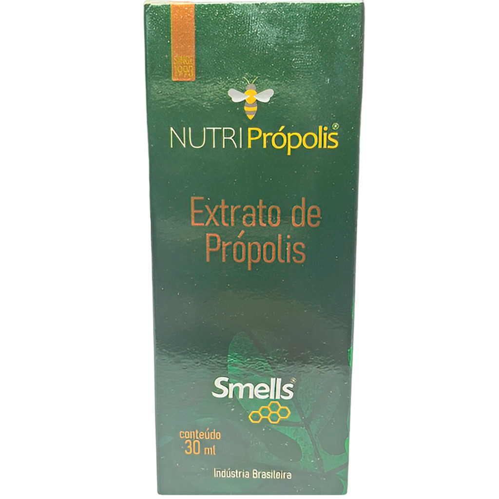 Extrato De Própolis 30ml Natural Puro Linha Nutri Própolis Álcool De Cereais Smells