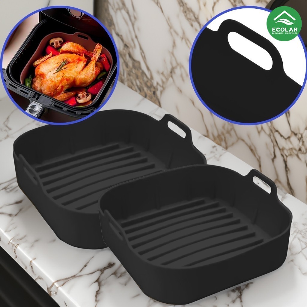 Kit de Formas de Silicone para Air Fryer