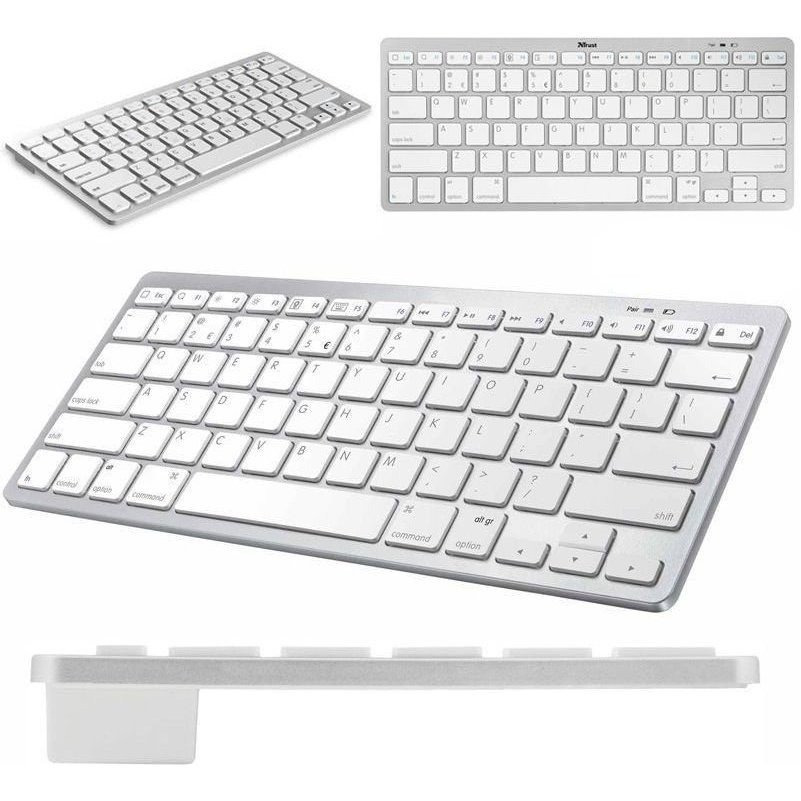 Teclado Bluetooth Para iPad Mini 5 - Branco