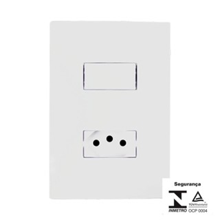Conjunto Interruptor Paralelo 10a + Tomada 10a 250v 94280 - Ilumi em Oferta na Shopee