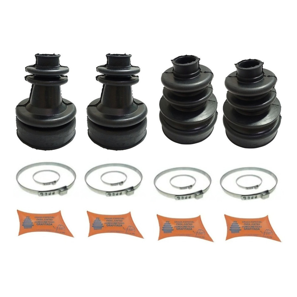 Kit 4 Coifa Homocinética Lado Roda E Cambio Ford Ka / Fiesta em Oferta na Shopee