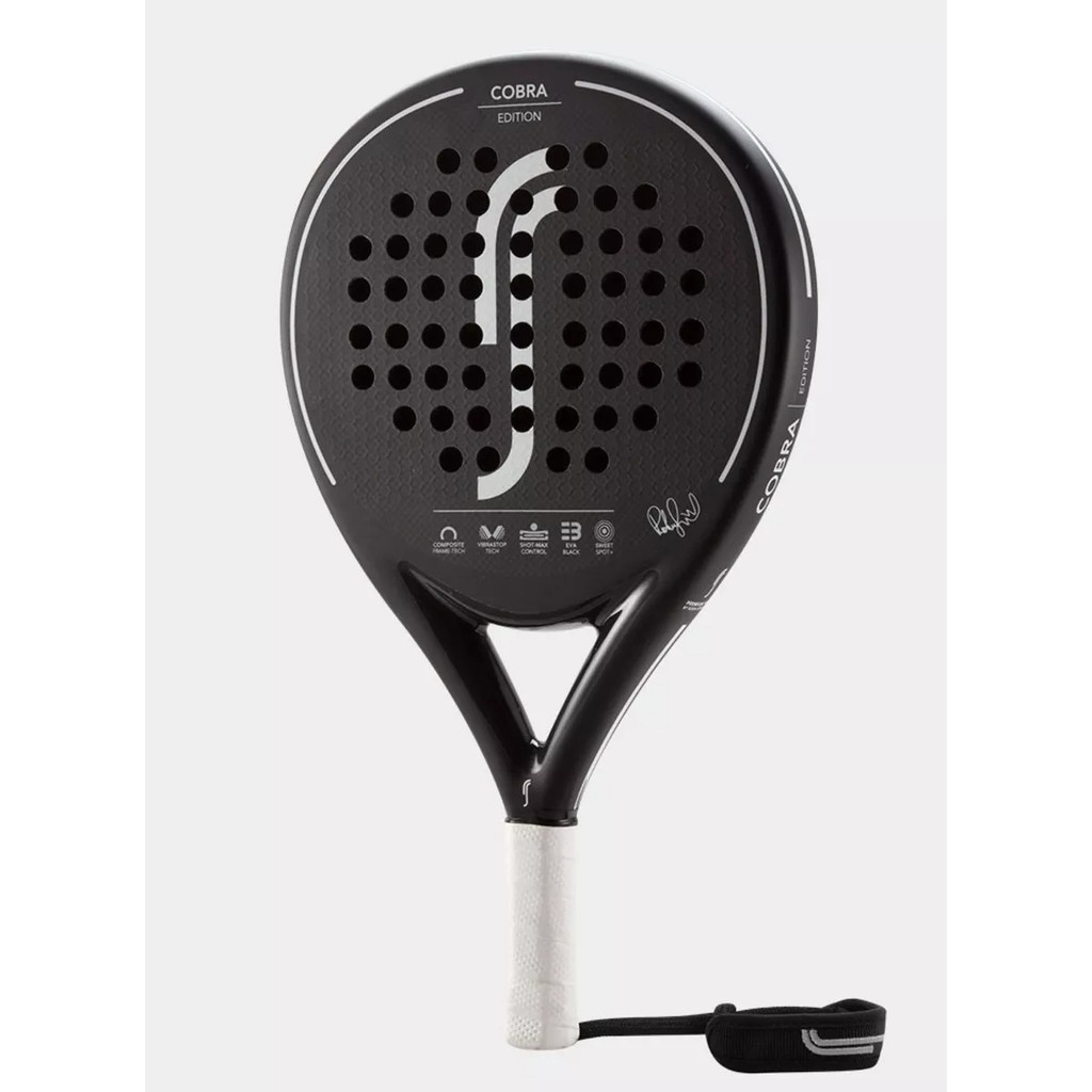 Raquete De Padel Rs Robin Söderling Cobra Edition(Preto Com Cinza)
