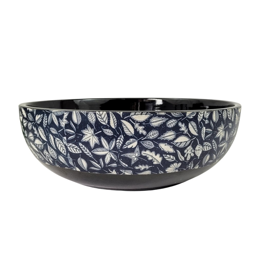 Cuba Porcelana Azul Floral Banheiro Lavabo Decorativa