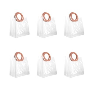 6 Sacola Brinde/lembranca Cristal com Alça Corino em Oferta na Shopee