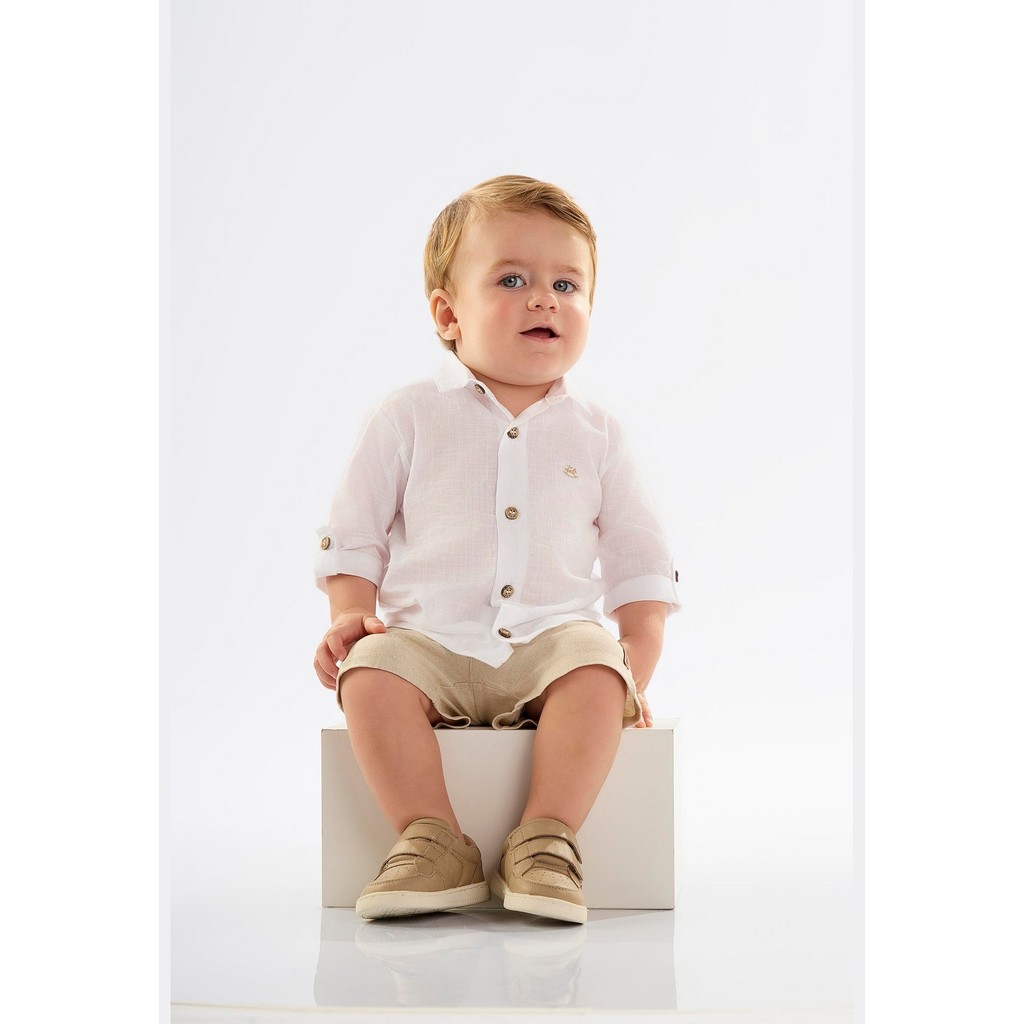 Camisa para Bebê Menino em Tecido Voil Up Baby em Oferta na Shopee