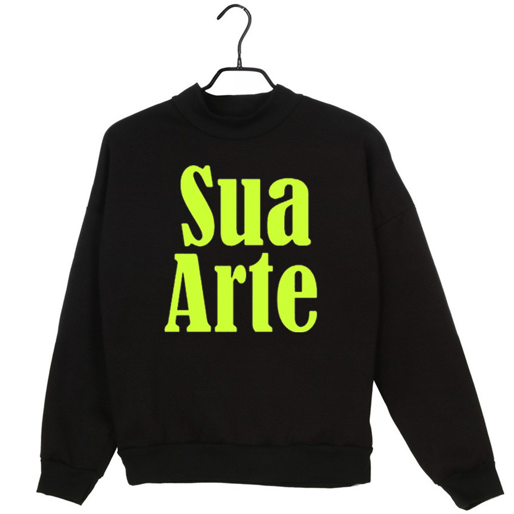 Blusa De Frio personalizada Casaco Sueter Estampa Exclusiva - gola redonda - gola careca - blusão - logo - foto -Marca