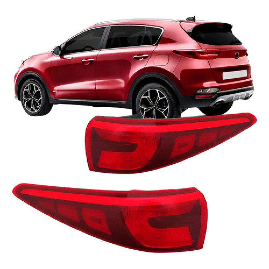 Par Lanterna Traseira Canto Sportage 17 2018 Sem Led Oferta