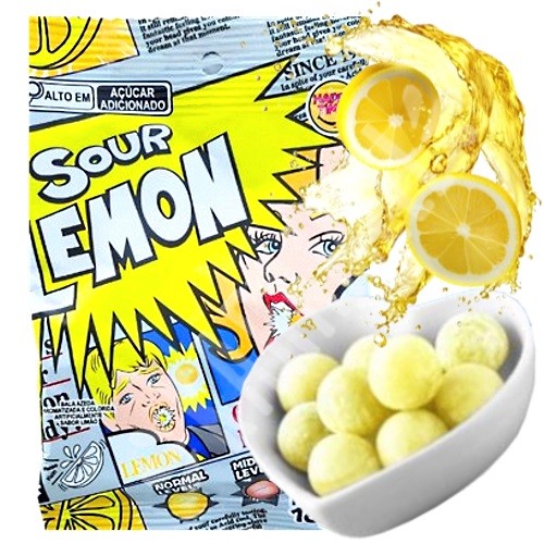 Balas Sour Lemon - Importado