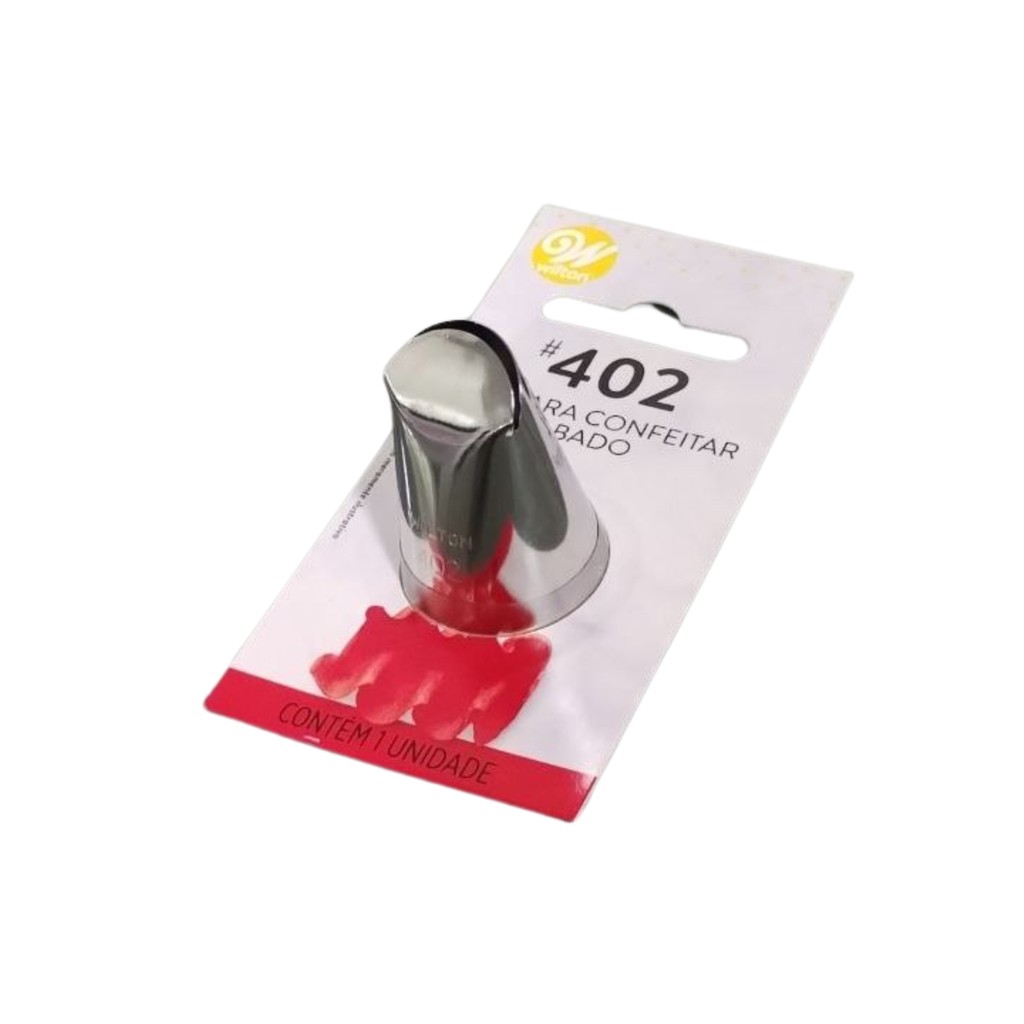 Bico Babado Wilton Nº 402 Inox para Decoração de Bolos e Doces