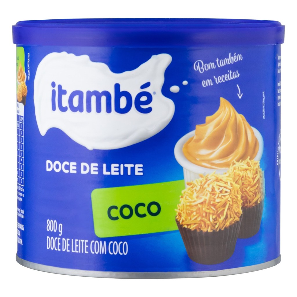 Doce De Leite Com Coco Itambé Lata 800g