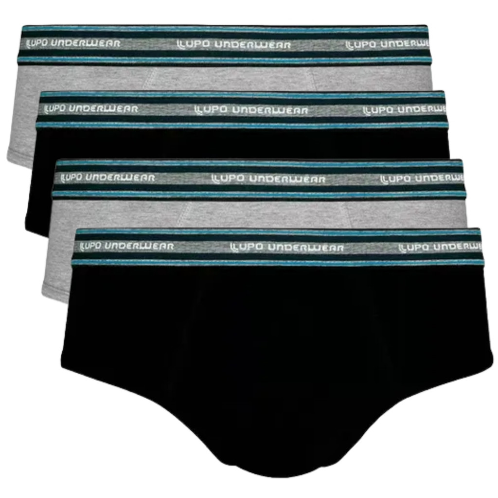 Kit 4 Cuecas Slip Algodão – Adulto, Tamanhos P ao GG, Envio Rápido em Oferta na Shopee
