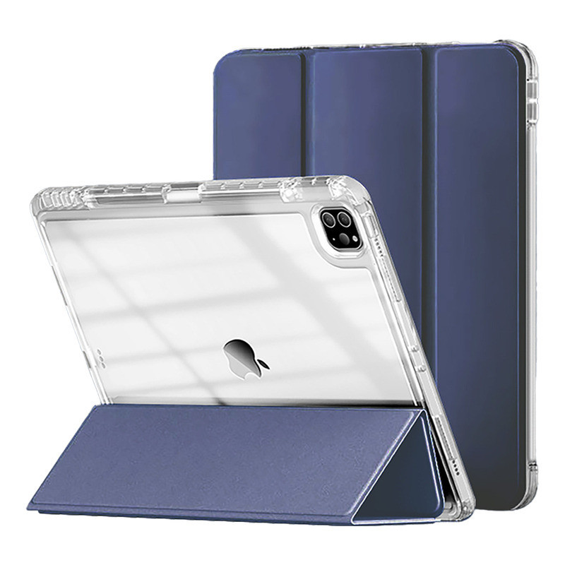 Capa Flip Com Slot Para Caneta Para iPad air1, iPad air2, iPad air3, iPad air4, iPad air5