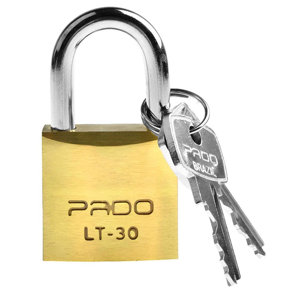 Cadeado Tradicional de Latão 30mm LT-30 51000016 Pado