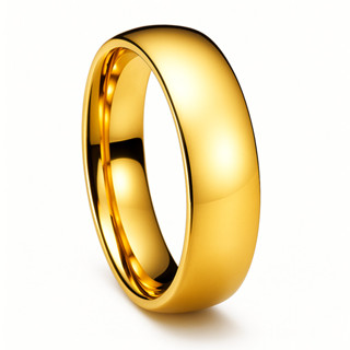 Aliança Tradicional 6mm Banhada Ouro 18k Tungstênio Avulsa em Oferta na Shopee