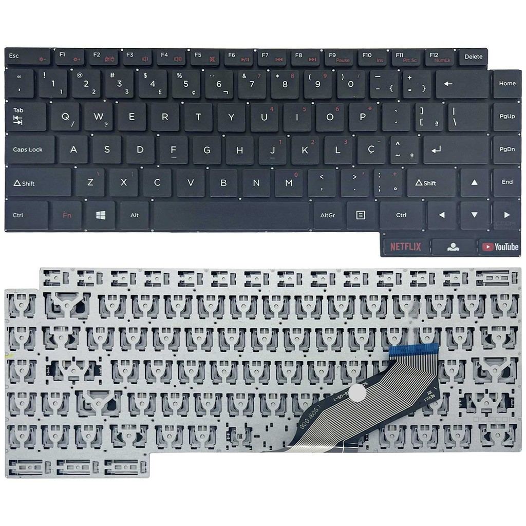 Teclado Para Notebook Positivo Motion Q464b Q432b, I341tb Scdy300-16-2 Q232b | Preto Português Brasil