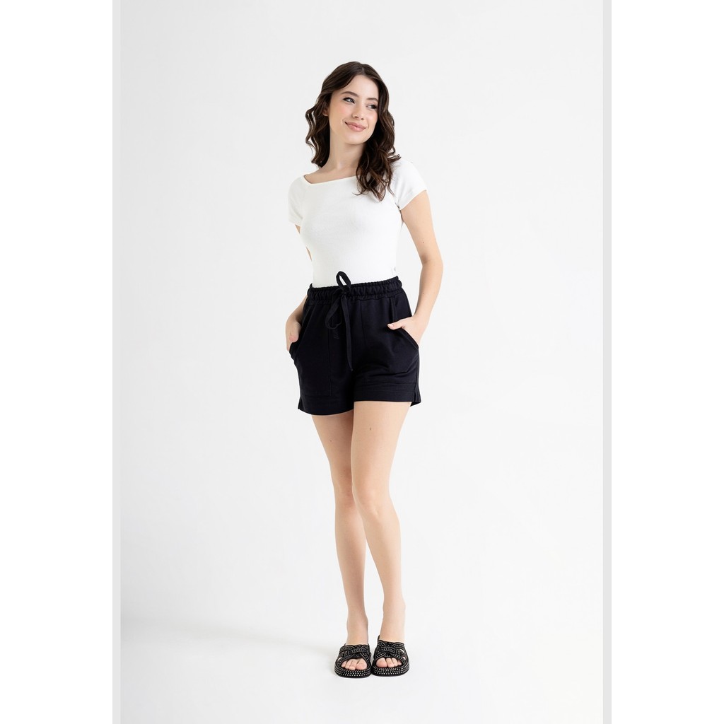 Blusa Ombro a Ombro Básica em Ribana Just Basic em Oferta na Shopee