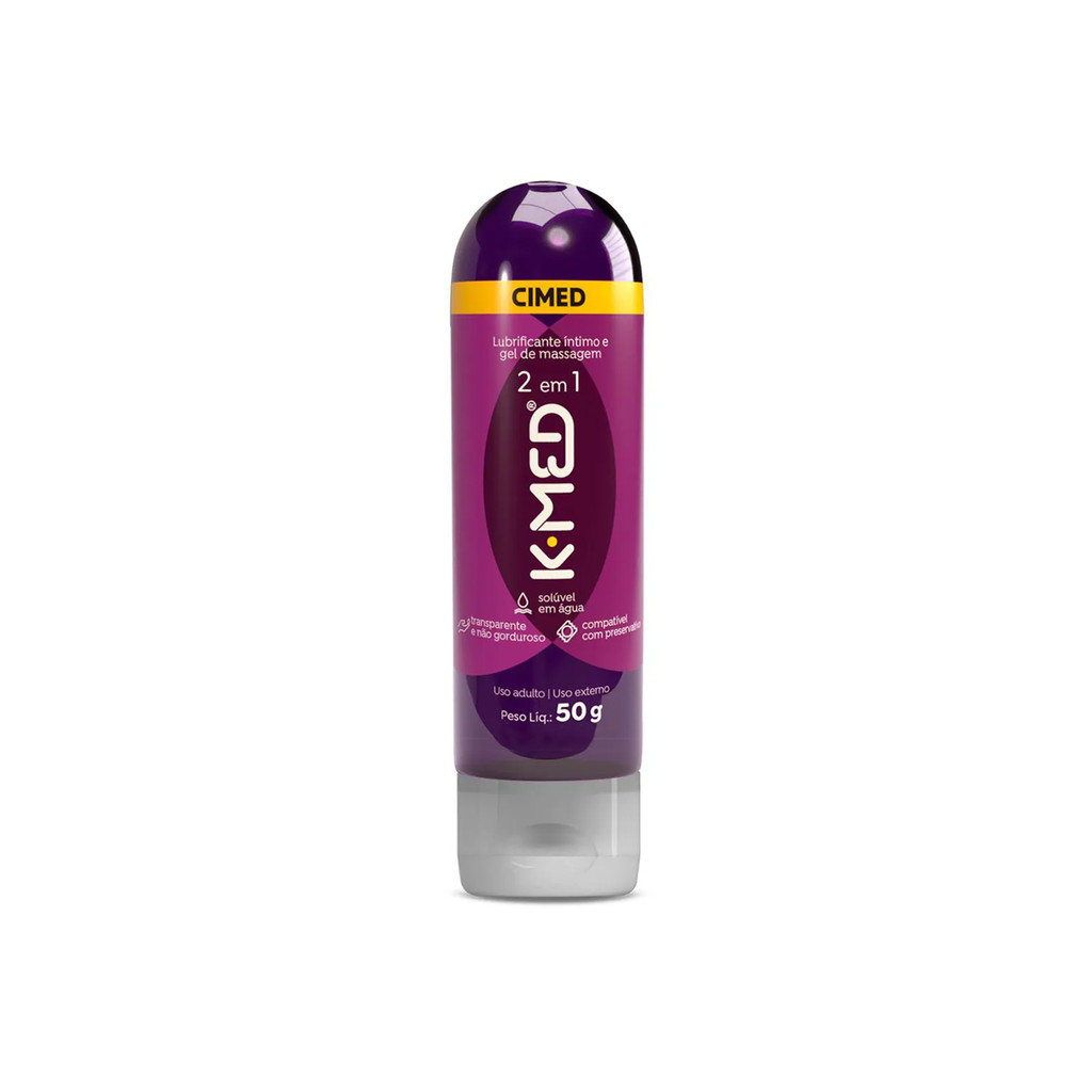 Gel Para Massagem e Lubrificante Íntimo - 50g | K-Med 2 em 1 em Oferta na Shopee