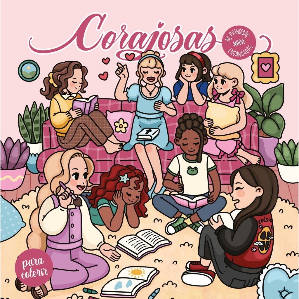 Corajosas Para colorir | As princesas nada encantadas - Books & Magazines