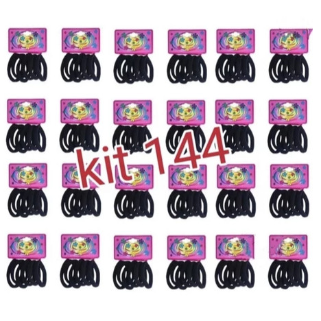 Kit Elástico de Cabelo Feminino Xuxinha Rabicó Para Cabelo Infantil Scrunchies de Cabelo