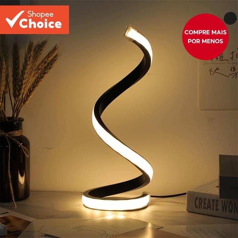 Lâmpada de mesa USB de três tons simples de 1 peça Luz de mesa USB para quartos de dormir ...