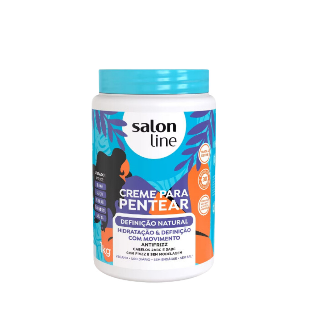 Creme para Pentear Salon Line Definição Natural 1kg em Oferta na Shopee