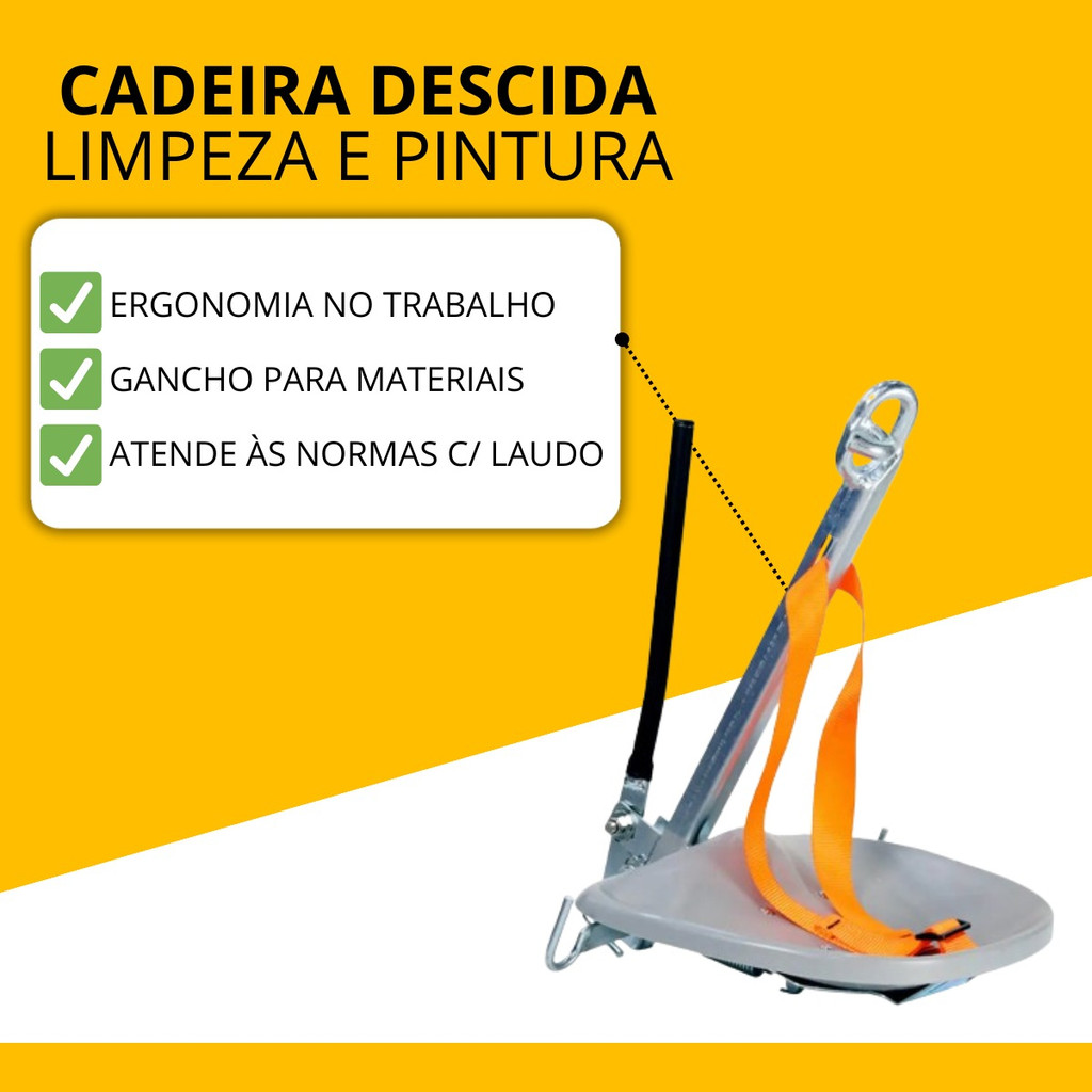 Cadeirinha Pintura Edificações Resistente — imagem 2 de 2
