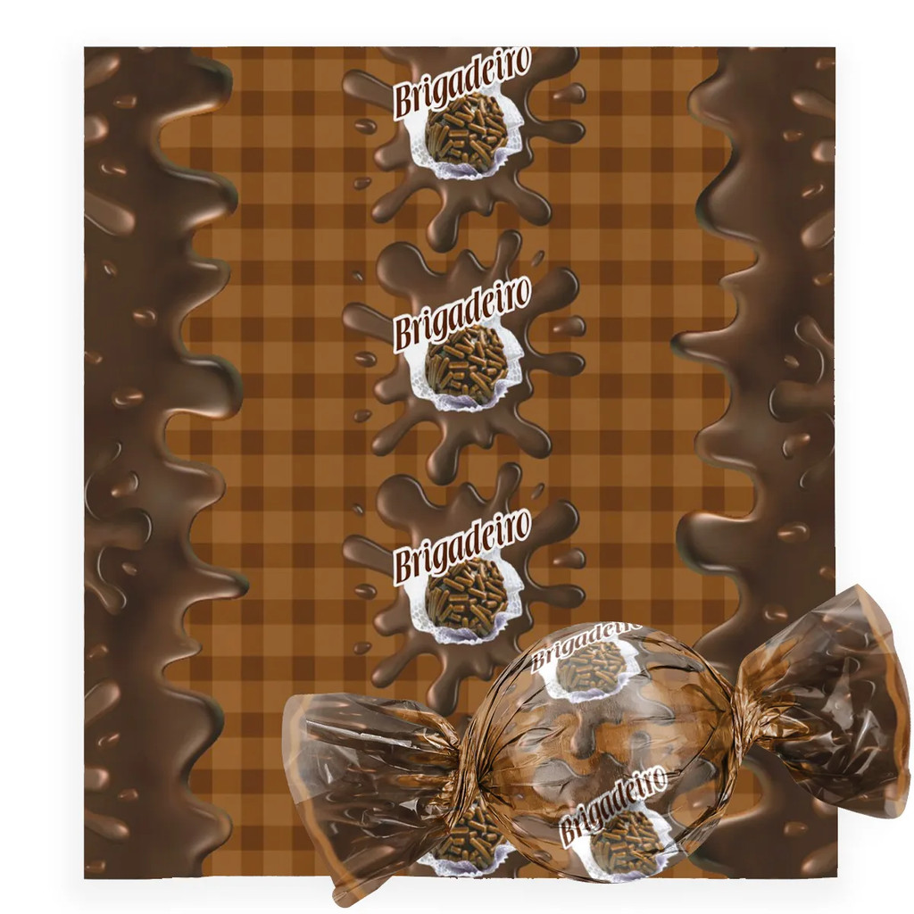 Embalagem Trufa 14,5x15,5 Frutal Brigadeiro com 100 unidades - Cromus em Oferta na Shopee