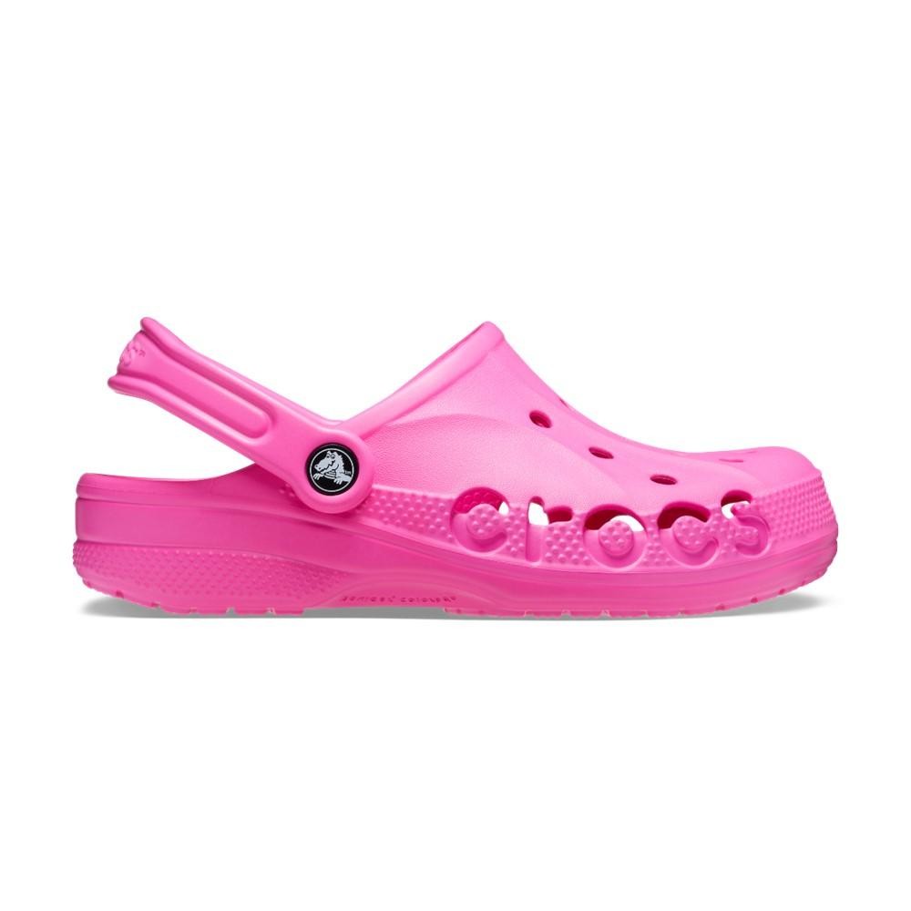 Sandália crocs baya  electric pink em Oferta na Shopee