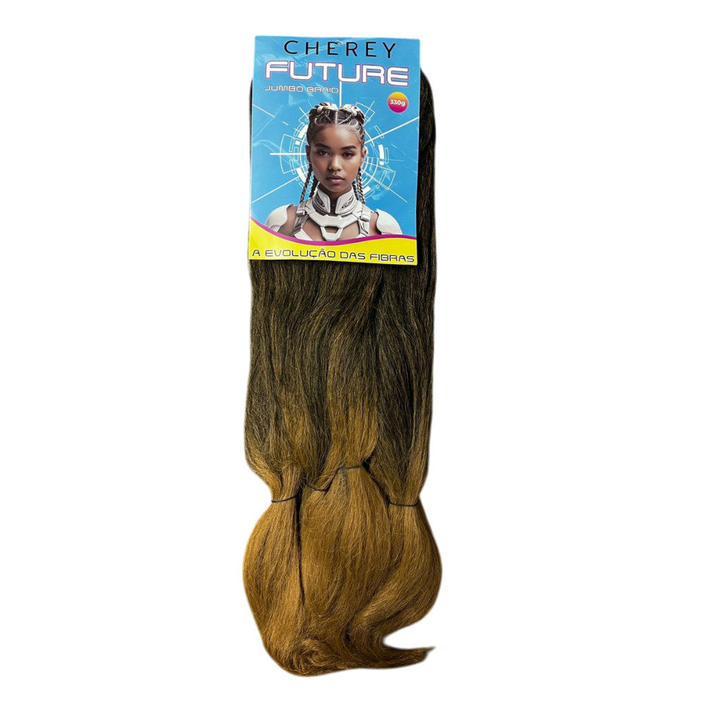 cabelo Jumbo Jumbão 330g Cherey Future cor T1B/27