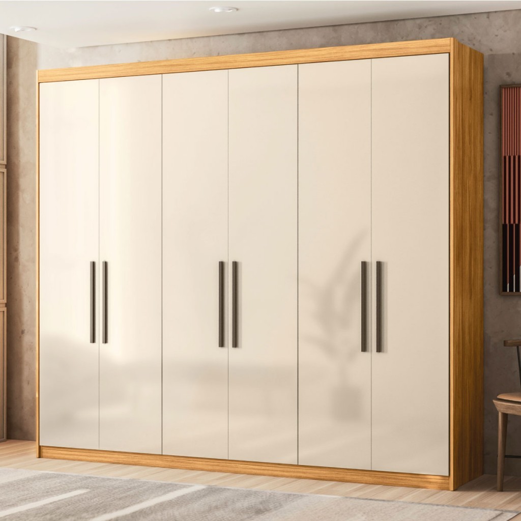 Guarda-Roupa Casal Venice 6 Portas 4 Gavetas - Home & Living