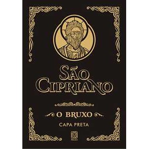 São Cipriano, o bruxo Capa dura - Preto veludo e dourado - Vendido por Leitura Valparaíso