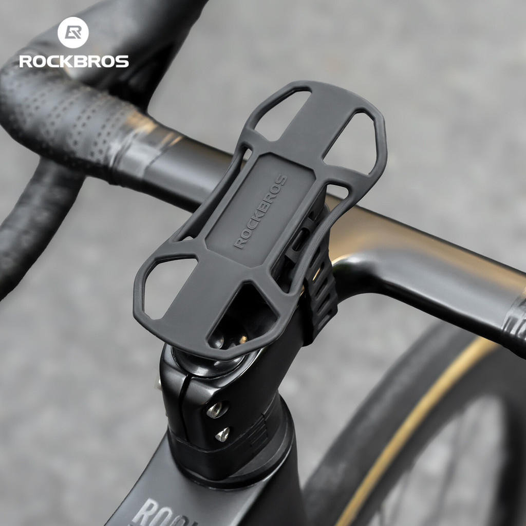 ROCKBROS Suporte De Telefone De Silicone Com Absorção De Choque Antiderrapante Durável Portátil 4-7 Polegadas Acessório