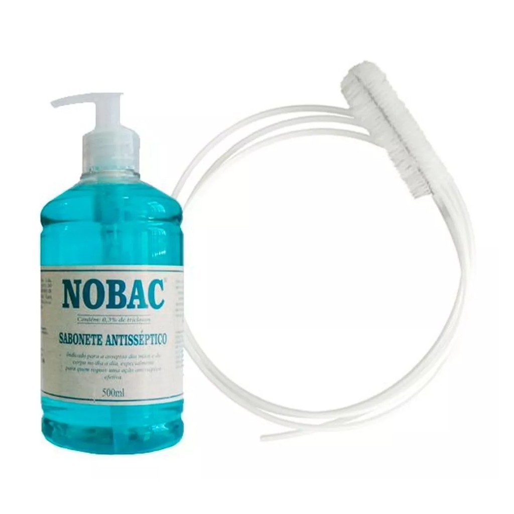Kit Limpeza CPAP - Sabonete Nobac + Escova de Limpeza de traquéia