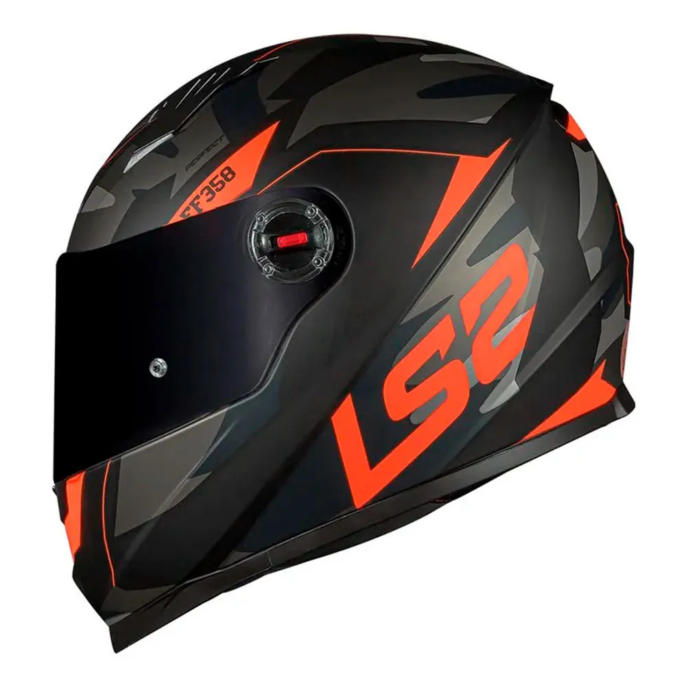 CAPACETE LS2 FF358 TANK CAMO FOSCO LARANJA em Oferta na Shopee