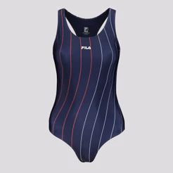 Maiô Fila Australia Print Feminino Marinho