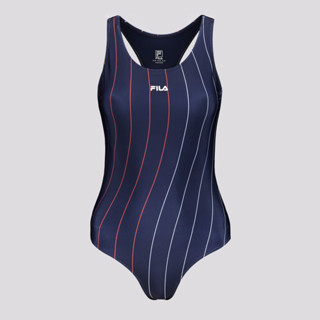 Maiô Fila Australia Print Feminino Marinho em Oferta na Shopee