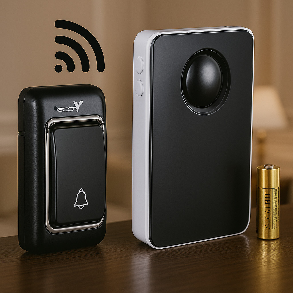 Campainha Residencial Sem Fio Longo Alcance 180m Prova D