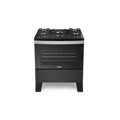 Fogão Itatiaia Itaglas Piso 5 Bocas Preto Mesa Vidro Bivolt 3700000373