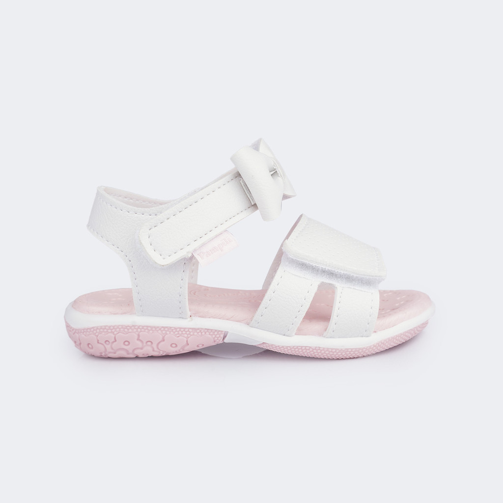 Sandália Infantil Mavie Laço Perfuros em Oferta na Shopee