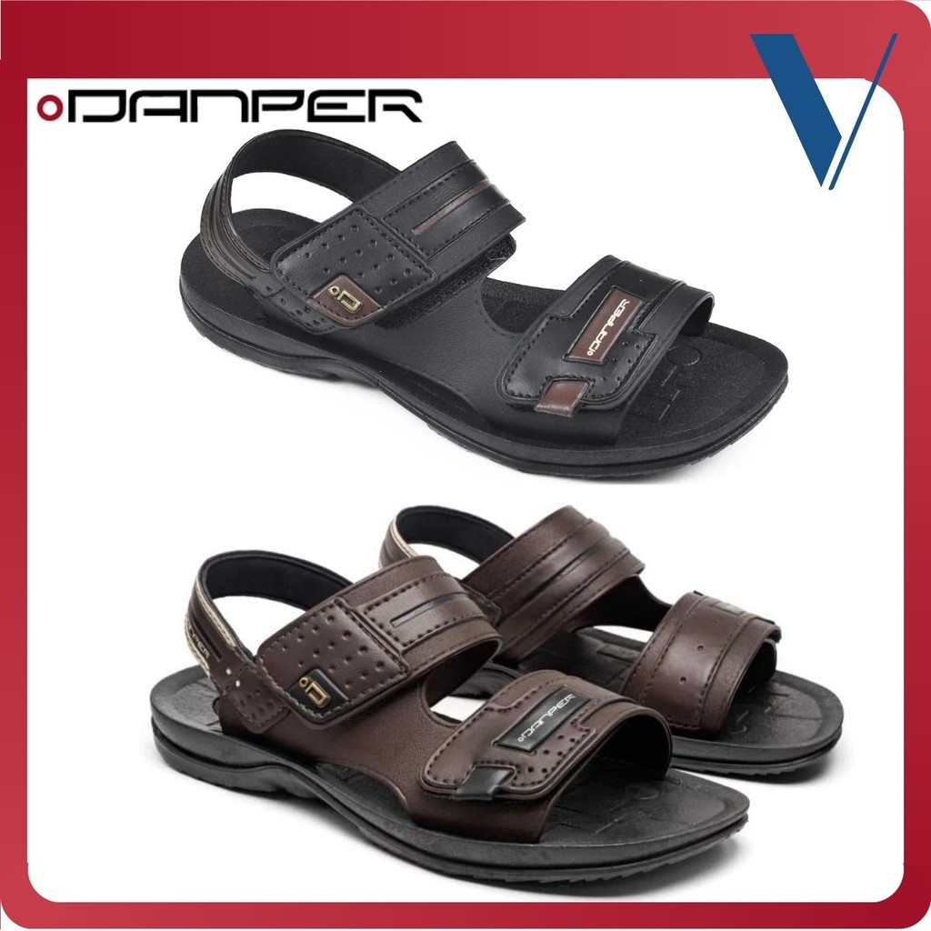 Sandália Danper Mônaco Masculina Chinelo Masculino Confortável Barato Estiloso Com Velcro
