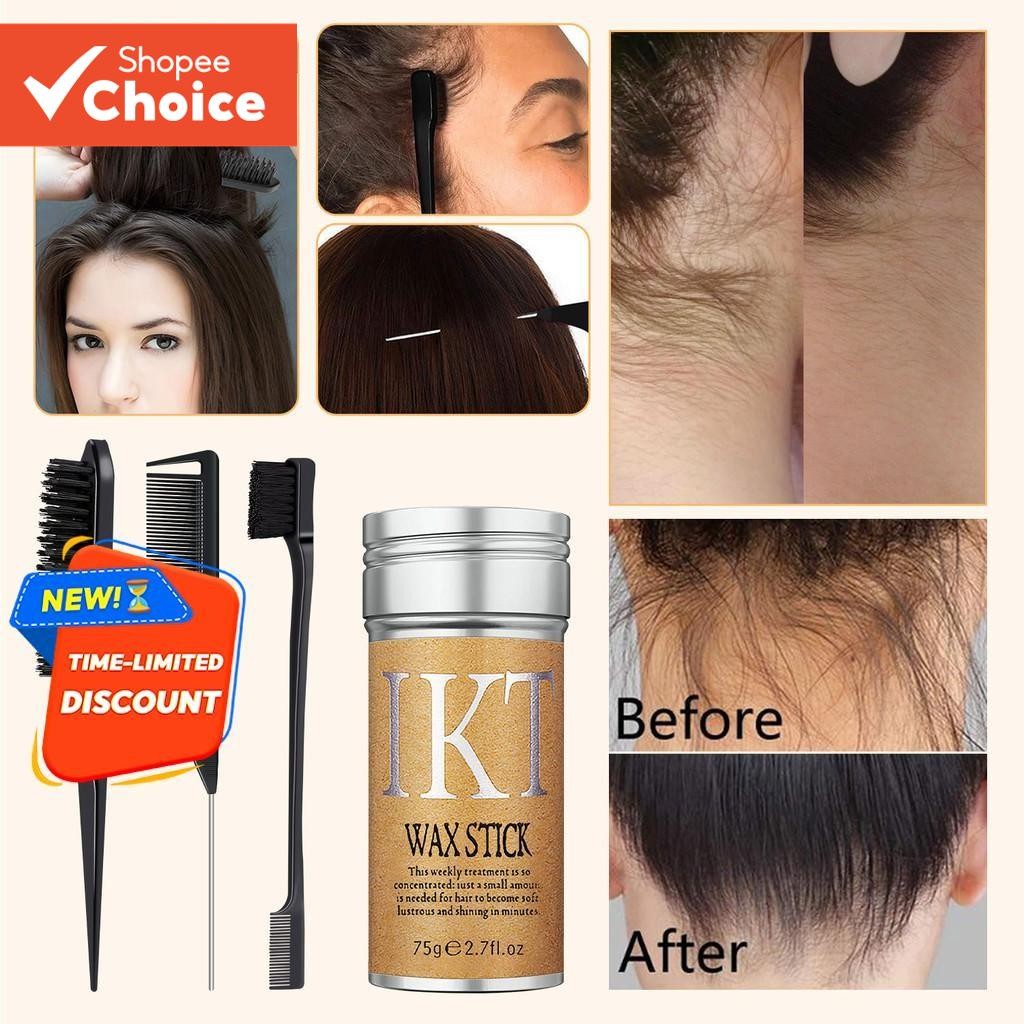 Conjunto Profissional De Bastão De Cera De Cabelo Liso Para Voos , Controle De Frizz , Est...