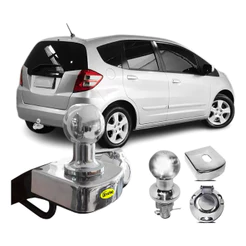 Engate Fixo Honda Fit 2009 2010 2012 2013 2014 700kg Brucke de reforçado bOM