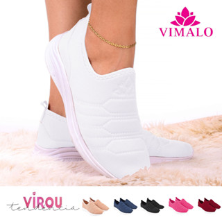 Tênis Feminino Calce Fácil Ortopédico para Caminhada Academia Vl-01 em Oferta na Shopee