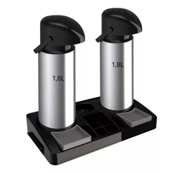 Kit Bandeja Cantinho Café Dupla C/ 2 Garrafas Térmicas 1.8lt